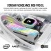 Модуль памяті для компютера DDR4 16GB (2x8GB) 3600 MHz Dominator Platinum RGB White Corsair (CMT16GX4M2C3600C18W)