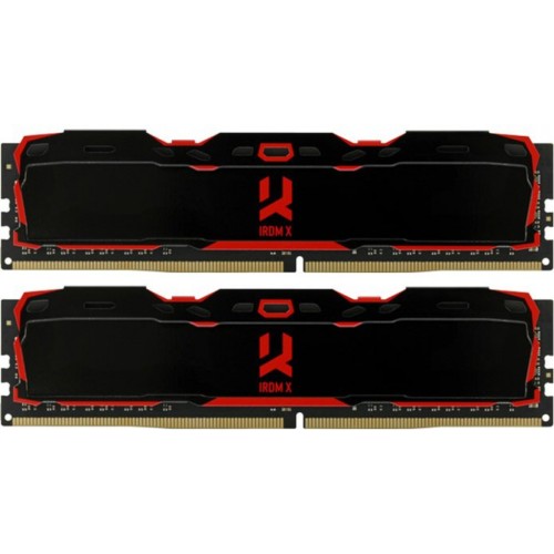 Модуль памяті для компютера DDR4 32GB (2x16GB) 3200 MHz IRDM Black Goodram (IR-X3200D464L16A/32GDC)