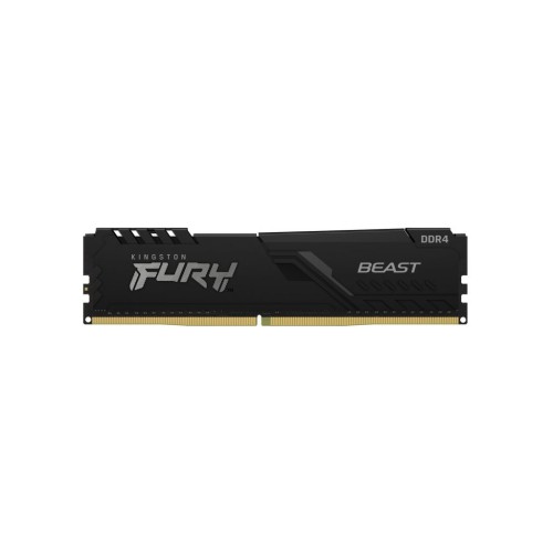 Модуль памяті для компютера DDR4 16GB 2666 MHz FURY Beast Black Kingston Fury (ex.HyperX) (KF426C16BB/16)