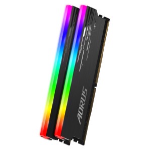 Модуль памяті для компютера DDR4 16GB (2x8GB) 3733 MHz AORUS RGB Memory boost GIGABYTE (GP-ARS16G37)