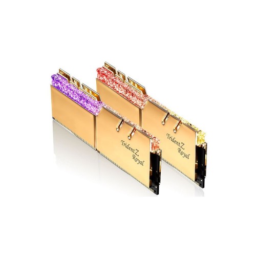 Модуль памяті для компютера DDR4 16GB (2x8GB) 3600 MHz Trident Z Royal Gold G.Skill (F4-3600C18D-16GTRG)