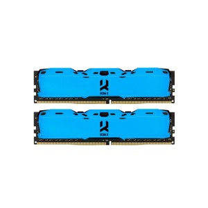 Модуль памяті для компютера DDR4 16GB (2x8GB) 3200 MHz IRDM Blue Goodram (IR-XB3200D464L16SA/16GDC)