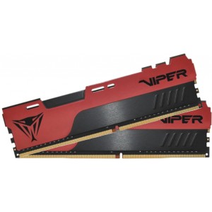 Модуль памяті для компютера DDR4 32GB (2x16GB) 4000 MHz Viper Elite II Red Patriot (PVE2432G400C0K)