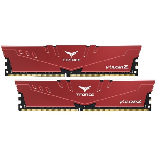 Модуль памяті для компютера DDR4 32GB (2x16GB) 3200 MHz T-Force Vulcan Z Red Team (TLZRD432G3200HC16CDC01)