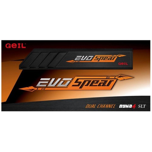 Модуль памяті для компютера DDR4 16GB (2x8GB) 3600 MHz EVO Spear Geil (GSB416GB3600C18BDC)