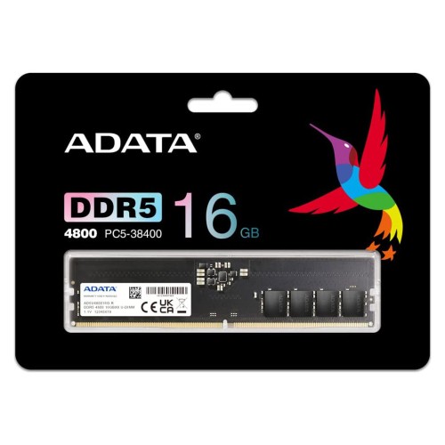 Модуль памяті для компютера DDR5 16GB 4800 MHz ADATA (AD5U480016G-R)