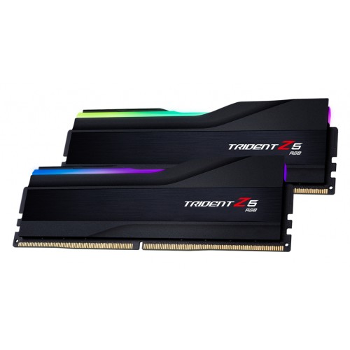 Модуль памяті для компютера DDR5 32GB (2x16GB) 5600 MHz Trident Z5 RGB Black G.Skill (F5-5600J3636C16GX2-TZ5RK)