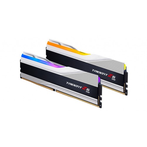 Модуль памяті для компютера DDR5 32GB (2x16GB) 5600 MHz Trident Z5 RGB Silver G.Skill (F5-5600J3636C16GX2-TZ5RS)