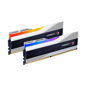 Модуль памяті для компютера DDR5 32GB (2x16GB) 5600 MHz Trident Z5 RGB Silver G.Skill (F5-5600J4040C16GX2-TZ5RS)