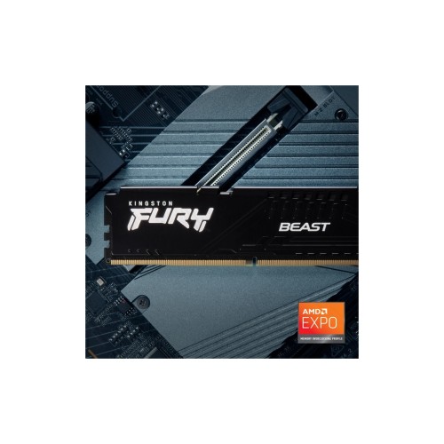 Модуль памяті для компютера DDR5 32GB (2x16GB) 5200 MHz Beast AM5 Black Kingston Fury (ex.HyperX) (KF552C36BBEK2-32)