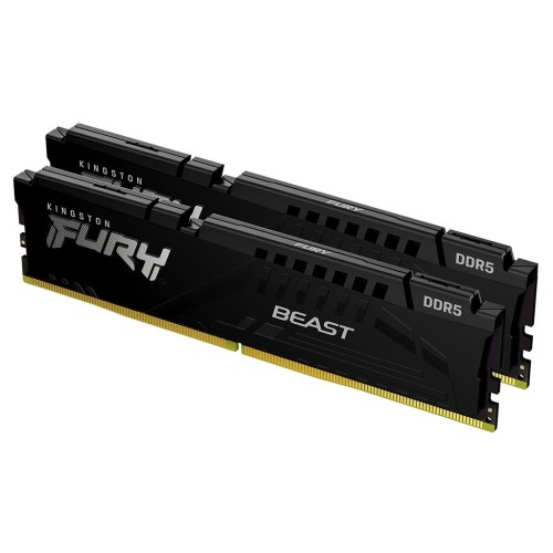 Модуль памяті для компютера DDR5 32GB (2x16GB) 5200 MHz Beast AM5 Black Kingston Fury (ex.HyperX) (KF552C36BBEK2-32)