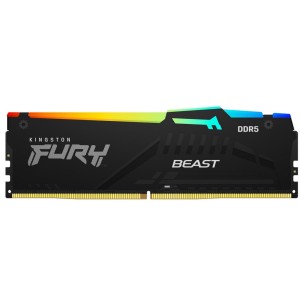 Модуль памяті для компютера DDR5 16GB 5600 MHz FURY Beast RGB Kingston Fury (ex.HyperX) (KF556C40BBA-16)