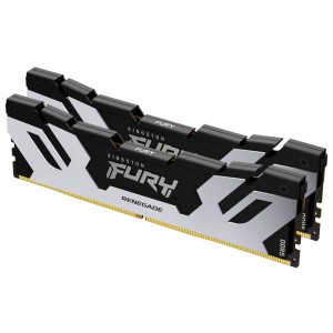 Модуль памяті для компютера DDR5 32GB (2x16GB) 6000 MHz FURY Renegade Silver Kingston Fury (ex.HyperX) (KF560C32RSK2-32)