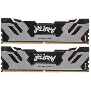 Модуль памяті для компютера DDR5 32GB (2x16GB) 6000 MHz FURY Renegade Silver Kingston Fury (ex.HyperX) (KF560C32RSK2-32)