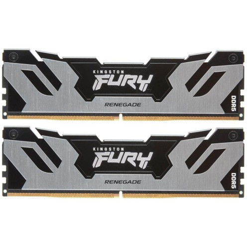 Модуль памяті для компютера DDR5 32GB (2x16GB) 6000 MHz FURY Renegade Silver Kingston Fury (ex.HyperX) (KF560C32RSK2-32)