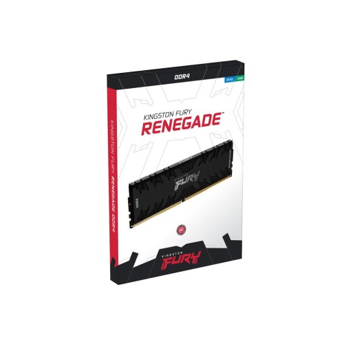 Модуль памяті для компютера DDR4 16GB (2x8GB) 4600 MHz FURY Renegade Black Kingston Fury (ex.HyperX) (KF446C19RBK2/16)