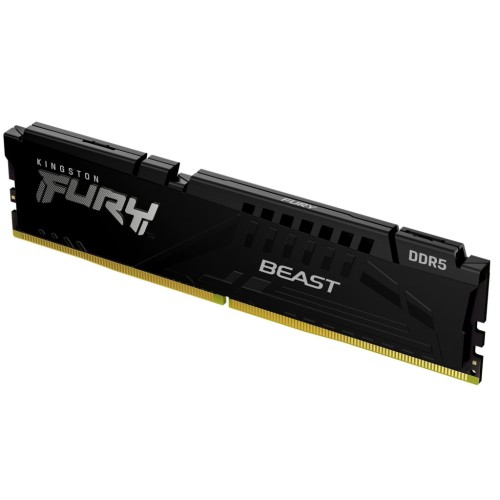 Модуль памяті для компютера DDR5 32GB 4800 MHz Beast Black Kingston Fury (ex.HyperX) (KF548C38BB-32)