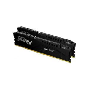 Модуль памяті для компютера DDR5 64GB (2x32GB) 4800 MHz FURY Beast Black Kingston Fury (ex.HyperX) (KF548C38BBK2-64)