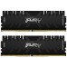 Модуль памяті для компютера DDR4 16GB (2x8GB) 4800 MHz FURY Renegade Black Kingston Fury (ex.HyperX) (KF448C19RBK2/16)