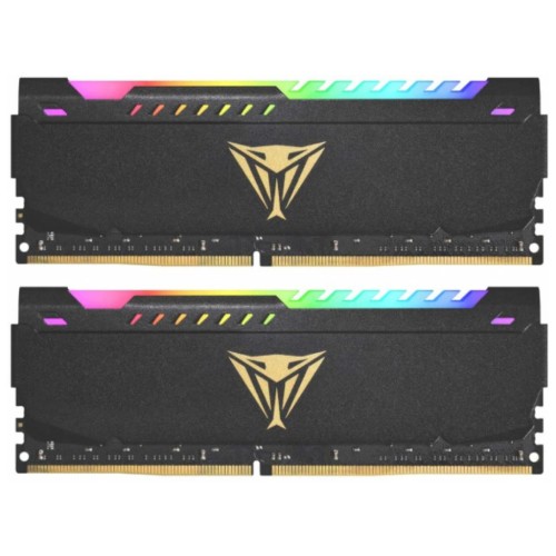 Модуль памяті для компютера DDR4 32GB (2x16GB) 3600 MHz Viper Steel RGB Patriot (PVSR432G320C8K)