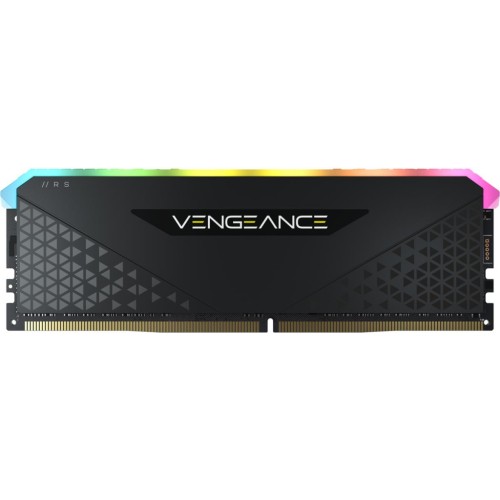 Модуль памяті для компютера DDR4 16GB 3200 MHz Vengeance RGB RS Black Corsair (CMG16GX4M1E3200C16)