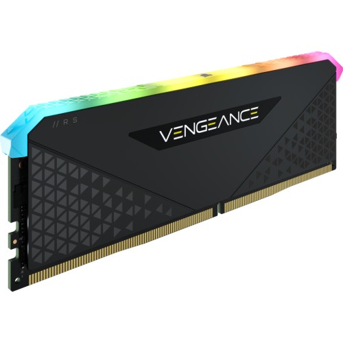 Модуль памяті для компютера DDR4 16GB 3200 MHz Vengeance RGB RS Black Corsair (CMG16GX4M1E3200C16)