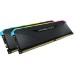 Модуль памяті для компютера DDR4 16GB (2x8GB) 3600 MHz Vengeance RGB RS Black Corsair (CMG16GX4M2D3600C18)