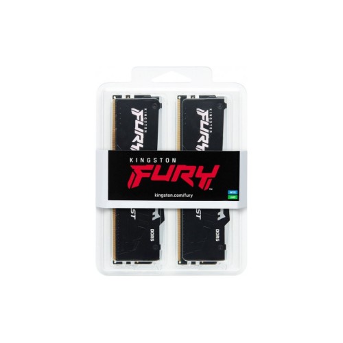 Модуль памяті для компютера DDR5 32GB (2x16GB) 5200 MHz Beast RGB XMP Kingston Fury (ex.HyperX) (KF552C40BBAK2-32)