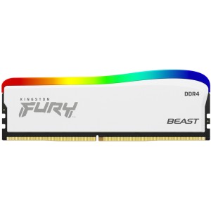 Модуль памяті для компютера DDR4 16GB 3200 MHz Beast White RGB SE Kingston Fury (ex.HyperX) (KF432C16BWA/16)