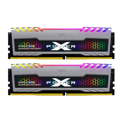 Модуль памяті для компютера DDR4 32GB (2x16GB) 3200 MHz XPOWER Turbine RGB Silicon Power (SP032GXLZU320BDB)