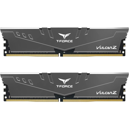 Модуль памяті для компютера DDR4 16GB (2x8GB) 3600 MHz Vulcan Z Gray Team (TLZGD416G3600HC18JDC01)