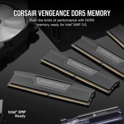 Модуль памяті для компютера DDR5 32GB (2x16GB) 6400 MHz Vengeance Corsair (CMK32GX5M2B6400C32)