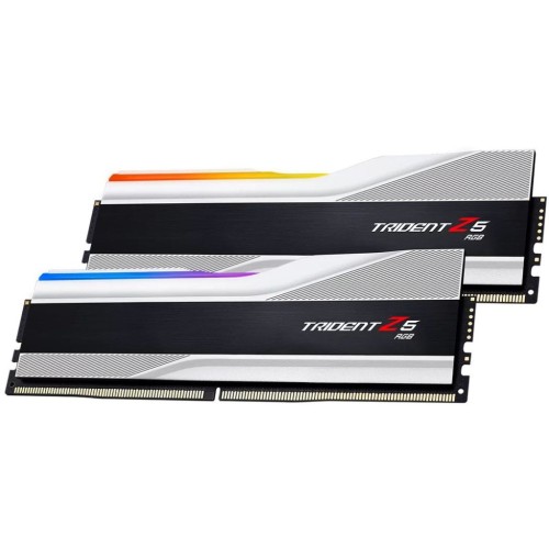 Модуль памяті для компютера DDR5 32GB (2x16GB) 6600 Trident Z5 RGB Silver G.Skill (F5-6600J3440G16GX2-TZ5RS)