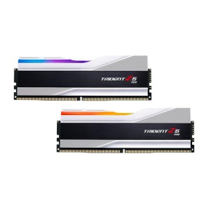 Модуль памяті для компютера DDR5 64GB (2x32GB) 6000 Trident Z5 RGB Silver G.Skill (F5-6000J3238G32GX2-TZ5RS)