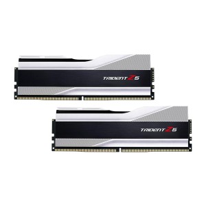 Модуль памяті для компютера DDR5 64GB (2x32GB) 6000 MHz Trident Z5 Silver G.Skill (F5-6000J3238G32GX2-TZ5S)