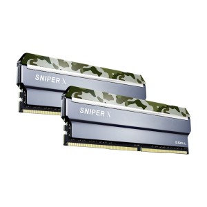 Модуль памяті для компютера DDR4 16GB (2x8GB) 3200 MHz SniperX Classic Camo G.Skill (F4-3200C16D-16GSXFB)