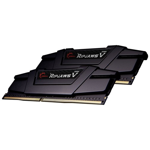 Модуль памяті для компютера DDR4 16GB (2x8GB) 4400 MHz RipjawsV Black G.Skill (F4-4400C18D-16GVKC)