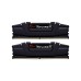 Модуль памяті для компютера DDR4 16GB (2x8GB) 4400 MHz RipjawsV Black G.Skill (F4-4400C18D-16GVKC)