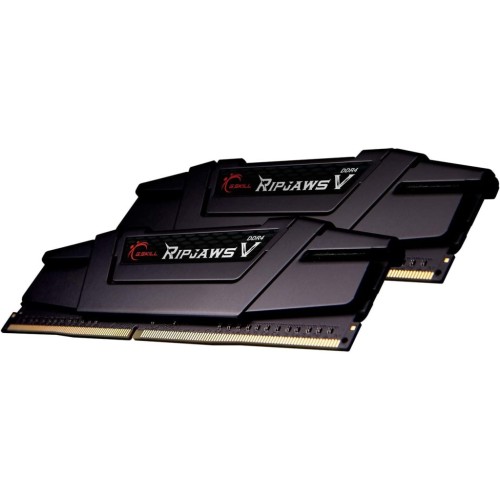 Модуль памяті для компютера DDR4 64GB (2x32GB) 4400 MHz RipjawsV Black G.Skill (F4-4400C19D-64GVK)