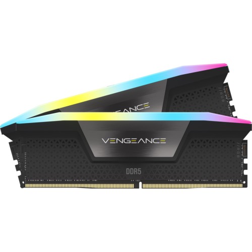 Модуль памяті для компютера DDR5 32GB (2x16GB) 5200 MHz Vengeance RGB Corsair (CMH32GX5M2B5200Z40K)