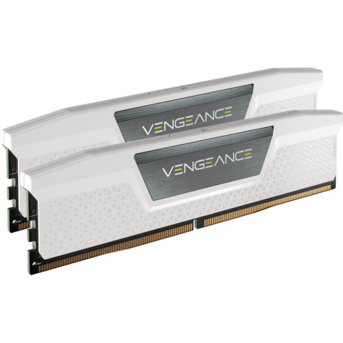 Модуль памяті для компютера DDR5 32GB (2x16GB) 5600 MHz Vengeance White Corsair (CMK32GX5M2B5600C36W)