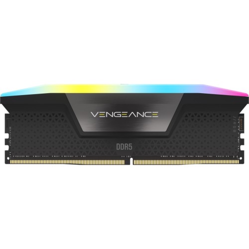 Модуль памяті для компютера DDR5 32GB (2x16GB) 5600 MHz Vengeance RGB Corsair (CMH32GX5M2B5600C36K)