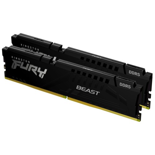 Модуль памяті для компютера DDR5 16GB (2x8GB) 5600 MHz Beast Kingston Fury (ex.HyperX) (KF556C36BBEK2-16)