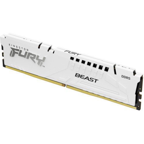 Модуль памяті для компютера DDR5 16GB 6000 MHz Beast EXPO White Kingston Fury (ex.HyperX) (KF560C36BWE-16)