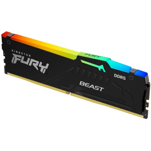 Модуль памяті для компютера DDR5 32GB 5200 MHz Beast RGB EXPO Kingston Fury (ex.HyperX) (KF552C36BBEA-32)