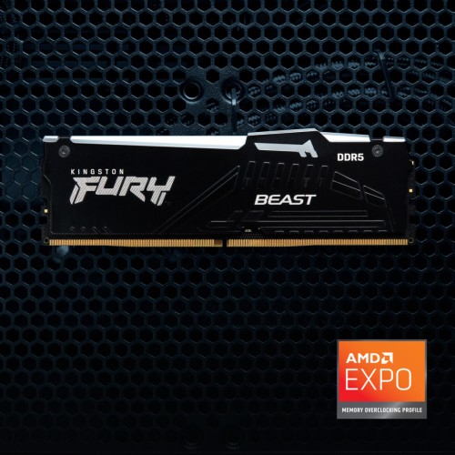 Модуль памяті для компютера DDR5 32GB 5200 MHz Beast RGB EXPO Kingston Fury (ex.HyperX) (KF552C36BBEA-32)