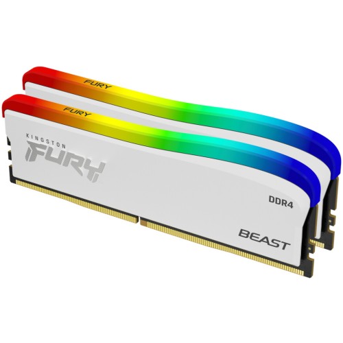 Модуль памяті для компютера DDR4 32GB (2x16GB) 3200 MHz Beast RGB Special Edition Kingston Fury (ex.HyperX) (KF432C16BWAK2/32)