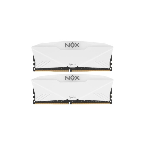 Модуль памяті для компютера DDR4 32GB (2x16GB) 3200 MHz NOX RGB White Apacer (AH4U32G32C28YNWAA-2)