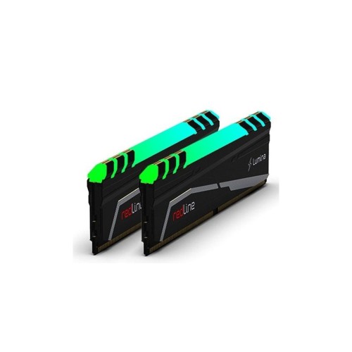 Модуль памяті для компютера DDR4 16GB (2x8GB) 3200 MHz Redline Lumina RGB Mushkin (MLA4C320GJJM8GX2)