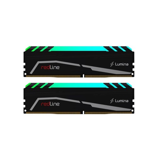 Модуль памяті для компютера DDR4 16GB (2x8GB) 3200 MHz Redline Lumina RGB Mushkin (MLA4C320GJJM8GX2)